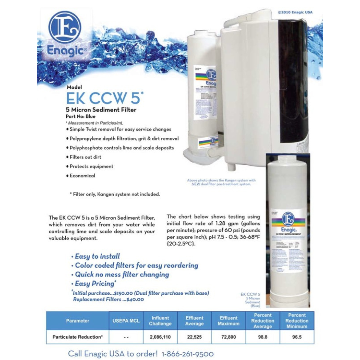 ENAGIC DPS REPLACEMENT FILTER (BLUE)